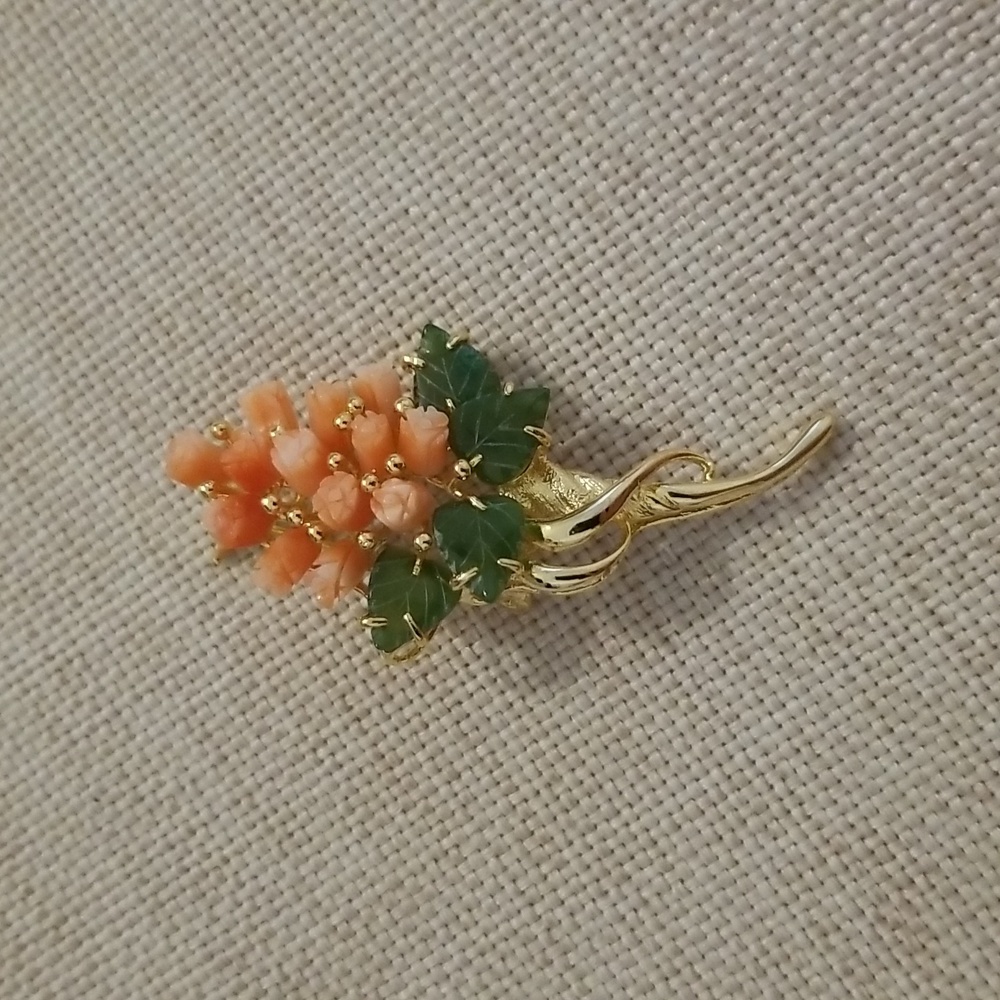 Pink Flower Pin